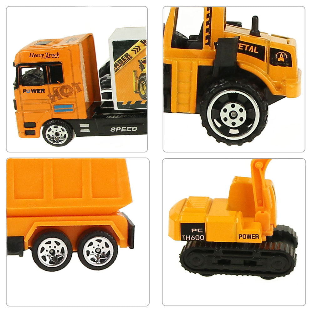 Alloy Construction Vehicle Toy Set Children's Crane Toy Car Boy